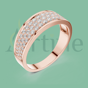 10K Titanium Steel <b>Ring</b> for <b>Men</b> - Product Image 1