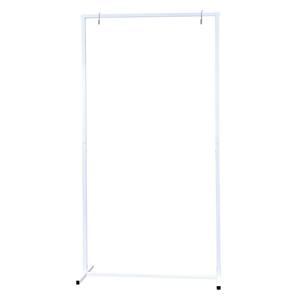 Soporte de bienvenida de hierro para uso en exteriores en acabado blanco y negro para fiestas, recepción, uso en eventos - Product Image 6