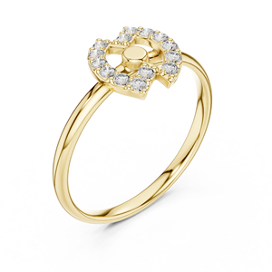 Shining jewels 10K Anillo abierto Ajustable para mujer Moda Estilo coreano - Product Image 5