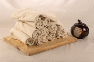 100% Cotton Quick-Dry Eco-Friendly All-Season Flour Sack Kitchen <b>Towels</b> Woven Plain Square Style Customisable Stitching - Product Image 4