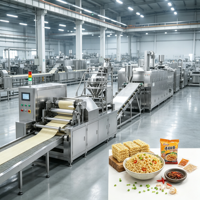 Complete productielijn voor instant noedels, inclusief machine voor het maken van gebakken instant noedels en droogmachine voor niet-gebakken noedels