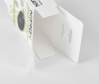Boîte en papier imprimée haut de gamme pour le rangement de souris d'ordinateur avec gaufrage et revêtement UV, emballage personnalisé durable, vente en gros