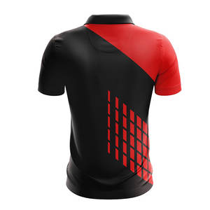 Maillot de cricket à col rabattu imprimé par sublimation, vente chaude, confortable, à manches courtes - Product Image 2
