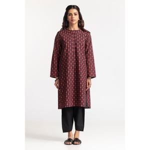 Chemise en tissu cambrique à imprimé blocs, style modeste GLS-24-141 - Product Image 5