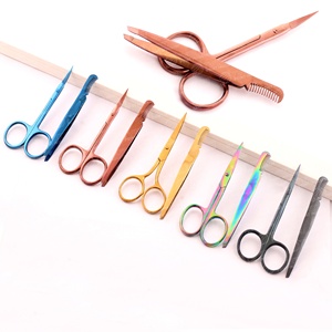 Ensemble de pinces à cils et sourcils en acier inoxydable japonais non corrosif avec volume pointu et pointes en fibres Ciseaux inclus - Product Image 4