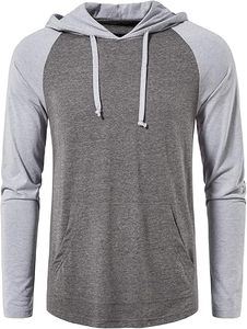 Sudaderas con capucha informales de invierno para hombre, Color sólido, 100% algodón, forro polar, ajuste Regular, secado rápido y transpirable, alta calidad - Product Image 5