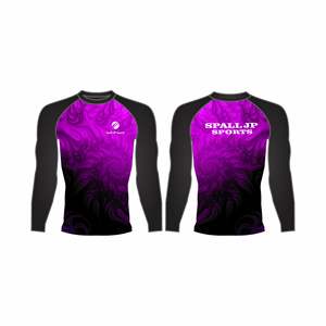 Rashguard de Manga Larga de la Mejor Calidad para Hombre, Logotipo Personalizado, Material Transpirable para Entrenamiento - Product Image 3