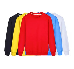 Las mejores sudaderas de hombre para invierno, cuello redondo, mangas largas, poliéster teñido liso/algodón, longitud completa - Product Image 2