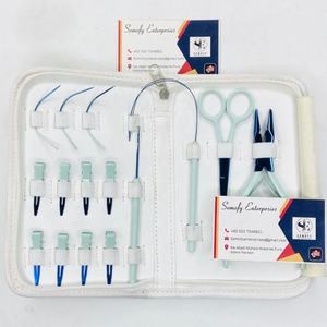 Nuevo Kit de Herramientas para Extensiones de Cabello de Metal de 16 Piezas de Alta Calidad con Alicates, Tijeras y Clips - Uso Comercial - Product Image 5