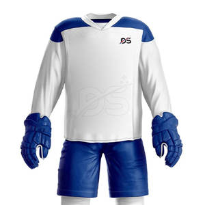 Tenues d'entraînement Prix de gros Ensembles d'uniformes de hockey sur glace Fabriqués au Pakistan Meilleure qualité 100% polyester Design personnalisé pour hommes - Product Image 5