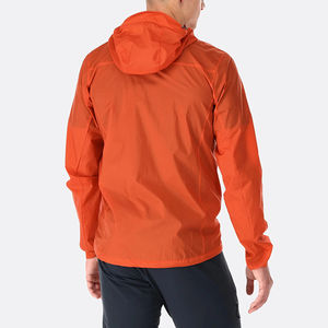 Chaqueta de lluvia con logotipo personalizado para hombre, chaqueta impermeable de nailon para deportes al aire libre, chaqueta para correr con logotipo, chaqueta cortavientos para la nieve - Product Image 2