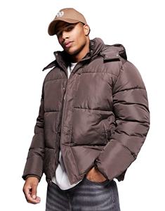 Chaqueta bomber de vuelo de nailon de Primavera de alta calidad al por mayor para hombre, chaqueta bomber acolchada de talla grande con logotipo personalizado para hombre, tela satinada - Product Image 1