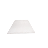 Tapis Akra blanc moderne en acrylique à poils ras, résistant à la décoloration, en tricot, lavable, tissé 6 mm, antidérapant, fabriqué en Turquie, taille personnalisée, ODM, marque privée