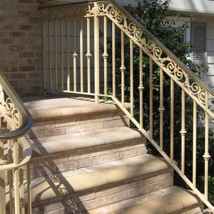 Clôture en fer forgé classique PRIMA, périmètre personnalisé, décorative, robuste, sûre, <span class=keywords><strong>barrière</strong></span> professionnelle, balustrade - Product Image 1