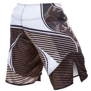 กางเกงขาสั้น MMA พิมพ์ลายซับลิเมชันสำหรับผู้ชายกางเกงขาสั้นสำหรับฝึกศิลปะการต่อสู้ระบายอากาศ - Product Image 4