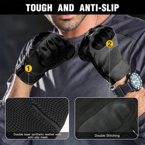 Gants tactiques professionnels avec support d'écran tactile extra Grip et ajustement personnalisé pour une utilisation en plein air et des activités d'entraînement - Product Image 4