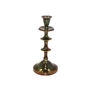 Portavelas cónico de Metal de estilo Vintage Para Boda y Decoración de mesa del hogar cono de vela con acabado dorado disponible a precios bajos - Product Image 2