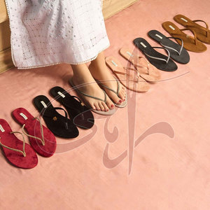 Sandales pour femmes les plus vendues - Tendance mode, imprimées, antidérapantes, dessus en velours riche, semelle extérieure en cuir véritable, personnalisables - Product Image 5