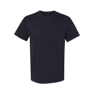 Camiseta de Hombre con Cuello Redondo, Teñido con Pigmentos, Ajuste Holgado y Transpirable, Color Heather, Talla Grande - Product Image 2