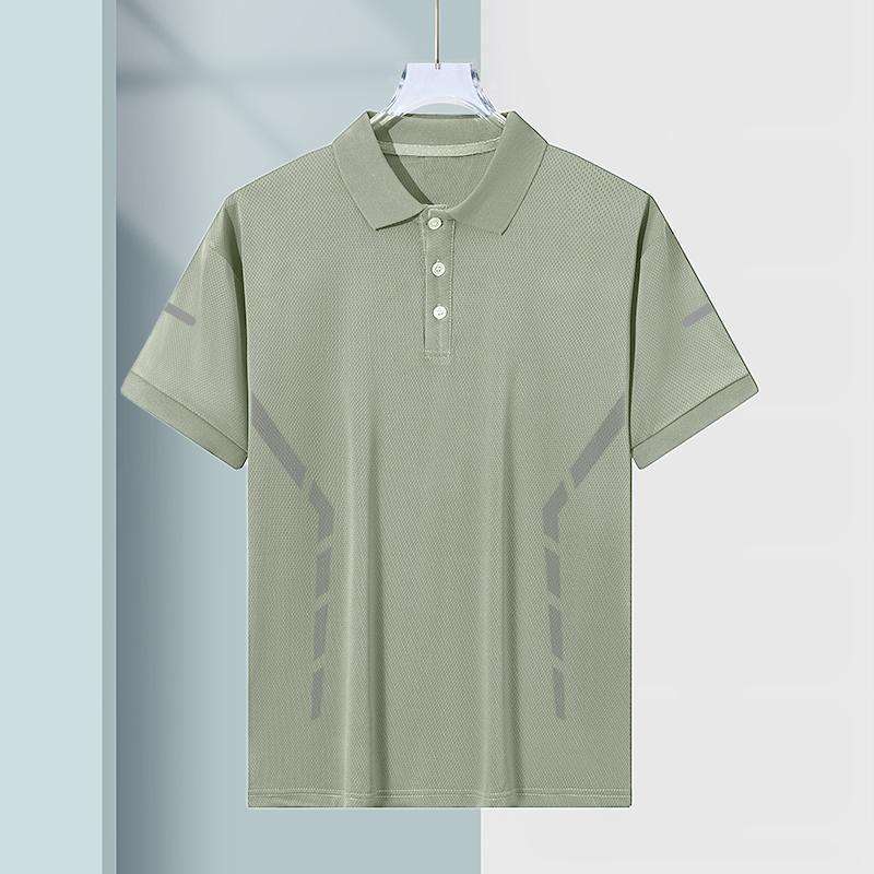 Side bar green [butterfly net POLO shirt]