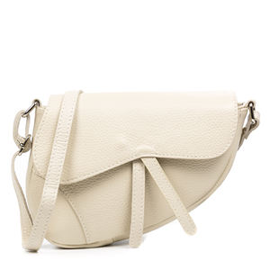 Sac bandoulière Susanna pour femme. Dollaro en cuir véritable. 22x7x17cm. Fabriqué en Italie. - Product Image 4