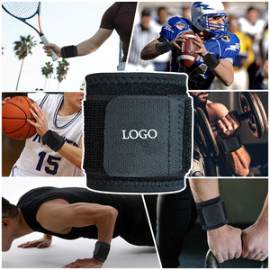 Custom Made Breathable Fitness Weightlifting Wristband Gym Hot Sale Products Wrist <b>Support</b> <b>Wraps</b> - Product Image 5