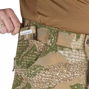 Pantalones de Nailon Ligeros, Impermeables, Cortavientos y Transpirables para Hombre, con 8 Bolsillos Funcionales, Cintura Elástica, "ALTITUDE"-CAMO - Product Image 4