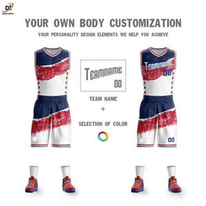 Uniforme de baloncesto de poliéster 100% de la mejor calidad, con nuevo diseño hecho a medida, opciones de talla grande, característica transpirable disponible - Product Image 5