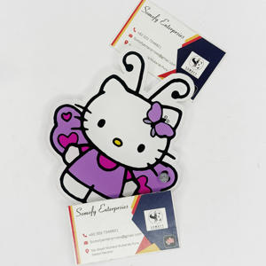 Paleta de pestañas acrílicas con diseño de mariposa de Hello Kitty cuadrado nuevo personalizado, bandeja de pegamento para pestañas de cristal para Injerto de extensión de pestañas - Product Image 6