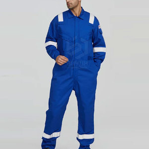 Hi Vis <b>Reflective</b> FR <b>Safety</b> <b>Clothing</b> Durable Construction <b>Safety</b> Uniform Coverall in Wholesale Price - Product Image 4
