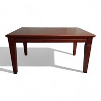Ensemble de table et 8 chaises de style familial pour restaurant, en bois massif noir naturel, mobilier commercial de luxe pour intérieur, utilisation en centre commercial et hôtel