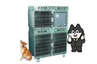 Jaula Veterinaria de Acero Inoxidable para Perros, Jaula Inteligente para Terapia Intensiva de Mascotas, Jaula de Oxígeno Veterinaria Profesional con Control de Termostato