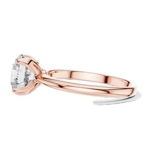 Bague de fiançailles en diamant CVD cultivé en laboratoire 1,5 carat VVS-VS EF pour femme, or 18 carats, 14 carats, 10 carats et argent 925, moissanite et diamant - Product Image 6