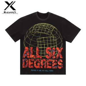 Camisetas Unisex Vintage 100% Algodón Lavado al Ácido, Diseño Sólido, Corte Holgado, Estilo Hip Hop para Hombre y Mujer, 220 - Product Image 1