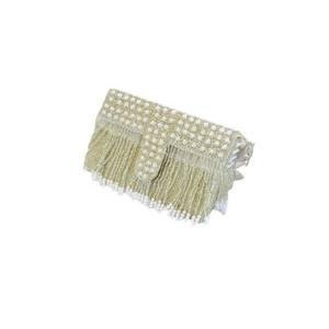 Cartera nupcial de formas cuadradas con cuentas elegantes de calidad superior Estilo de dama de moda para momentos impresionantes del día de la boda - Product Image 1