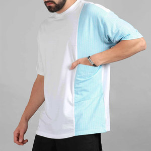 T-shirt pour homme à épaules tombantes, prix bas, respirant, sur mesure, vente chaude, confortable, tendance, t-shirt pour homme à épaules tombantes - Product Image 2