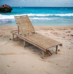 Meubles de patio modernes en canne de bambou les plus vendus meilleure chaise longue de luxe chaise pliante pour piscine Resort Relax canapé-lit - Product Image 1