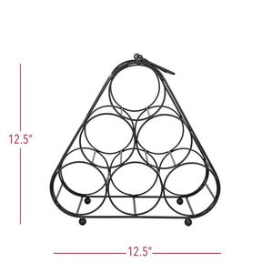 Black Metal Wine Bottle Storage Rack Holder for <b>Kitchen</b> Home Decoration Dining <b>Table</b> champagne Wine Display Rack Holder <b>bar</b> 2024 - Product Image 3