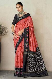 ผ้าส่าหรีผ้าฝ้ายดีไซน์ร่วมสมัย เนื้อผ้านุ่ม สวมใส่สบาย ทันสมัย แห้งเร็ว ใช้ได้สองด้าน ไม่ยับง่าย เหมาะสำหรับงานปาร์ตี้ ฤดูหนาว ฤดูร้อน สั่งซื้อจำนวนมาก สไตล์อินเดีย - Product Image 3