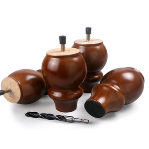 Patas de madera cónicas resistentes y fuertes para muebles para sofá, mesa de centro, mesa de comedor, armario de cocina y silla para hospitales - Product Image 4