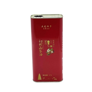 บรรจุภัณฑ์น้ำมันมะกอกเกรดอาหาร OEM ขนาด 1.5 ลิตร กระป๋องสี่เหลี่ยมสำหรับบรรจุน้ำมันปรุงอาหาร พร้อมการพิมพ์ออฟเซ็ตและฝาพลาสติก - Product Image 4