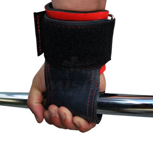 Hot Selling Premium Quality <b>Wrist</b> Support Grip Pads Cowhide Leather Material for <b>Weight</b> Lifting Hot Selling Premium Quality - Product Image 2