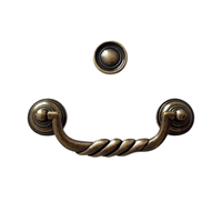 Poignée de tiroir en laiton antique avec bouton pour armoire placard tiroir poignée et bouton pour bureau maison cuisine utilisation