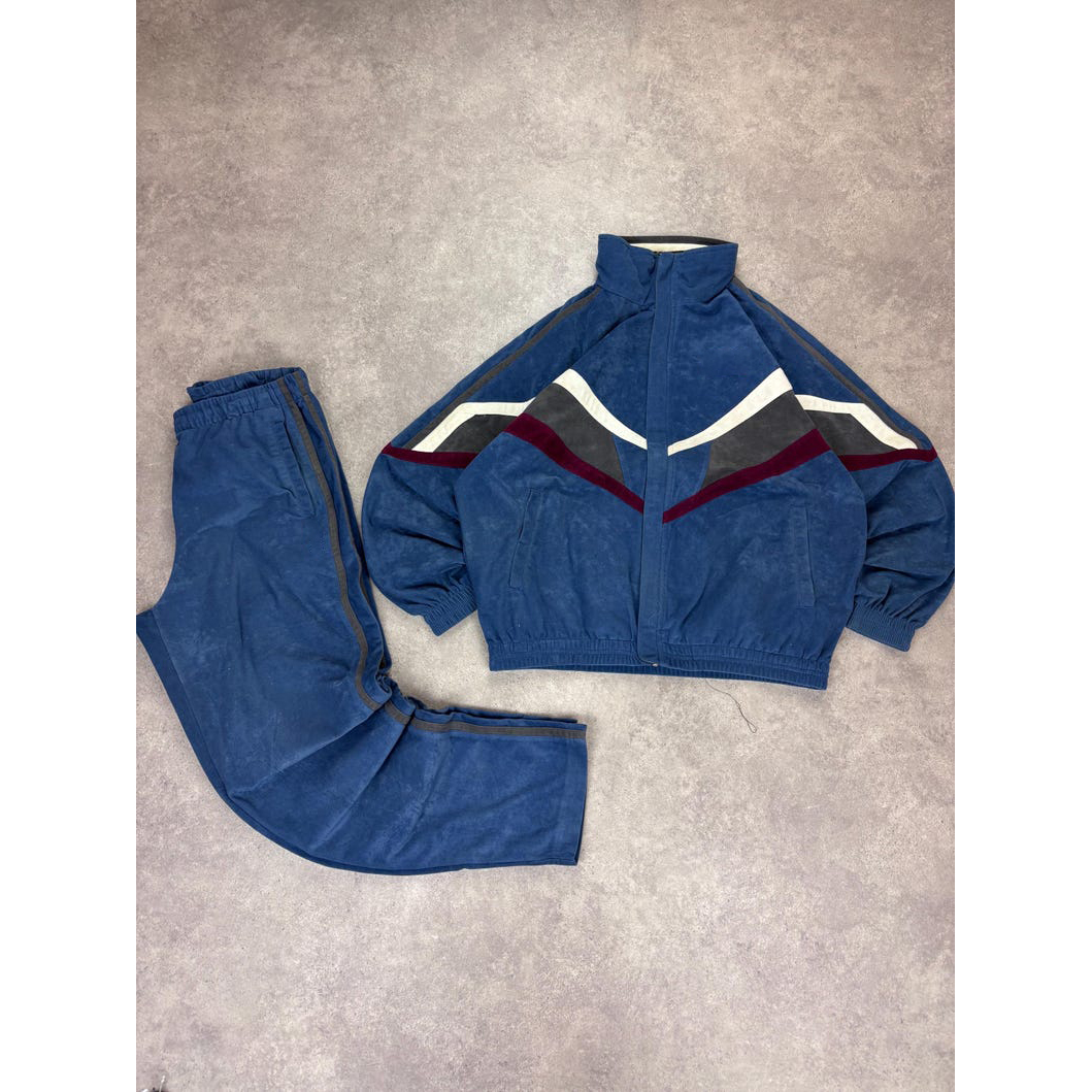Vintage Women's 80s Nylon Jacket Pant Set Medium Track Suit