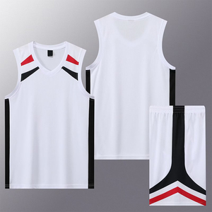 Los últimos conjuntos de uniformes de baloncesto personalizados para hombres, ropa de baloncesto personalizada transpirable, ropa de baloncesto cómoda al por mayor - Product Image 2