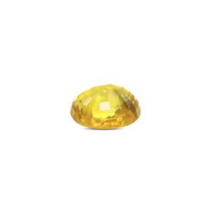 Zaffiro Bicolore (Pitambari) Naturale Sfaccettato da 4,75 Carati, Pietra Sciolta in <span class=keywords><strong>Blu</strong></span> Reale <span class=keywords><strong>e</strong></span> <span class=keywords><strong>Giallo</strong></span>, Forma Ovale, Materiale Topazio Opale - Product Image 2