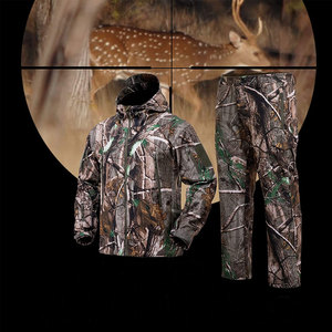 Nouvel arrivage de tissu respirant pour hommes Fabricant de vêtements de chasse Costumes de chasse confortables fabriqués en usine - Product Image 6