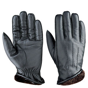Gants d'hiver coupe-vent de haute qualité compatibles avec les écrans tactiles Gants d'habillage en cuir de meilleure qualité avec longueur de poignet - Product Image 1
