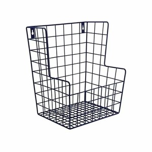 Creative Black Coated Rectangle Shape Metal Mesh Wire Basket Kitchen <b>Countertop</b> <b>Storage</b> Organizer for Bread and Laundry - Product Image 6