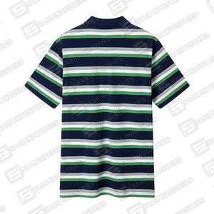 Polos de Hombre de Algodón 100% Antiarrugas con Impresión Digital Personalizable de Última Tendencia para Uso Formal con Color Sólido y Logotipo - Product Image 2